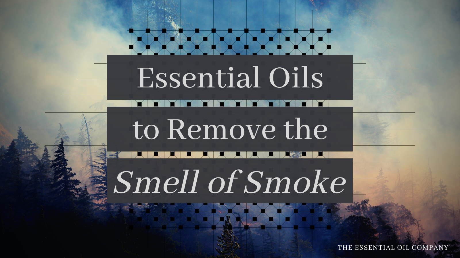 essential oils to remove the smell of smoke