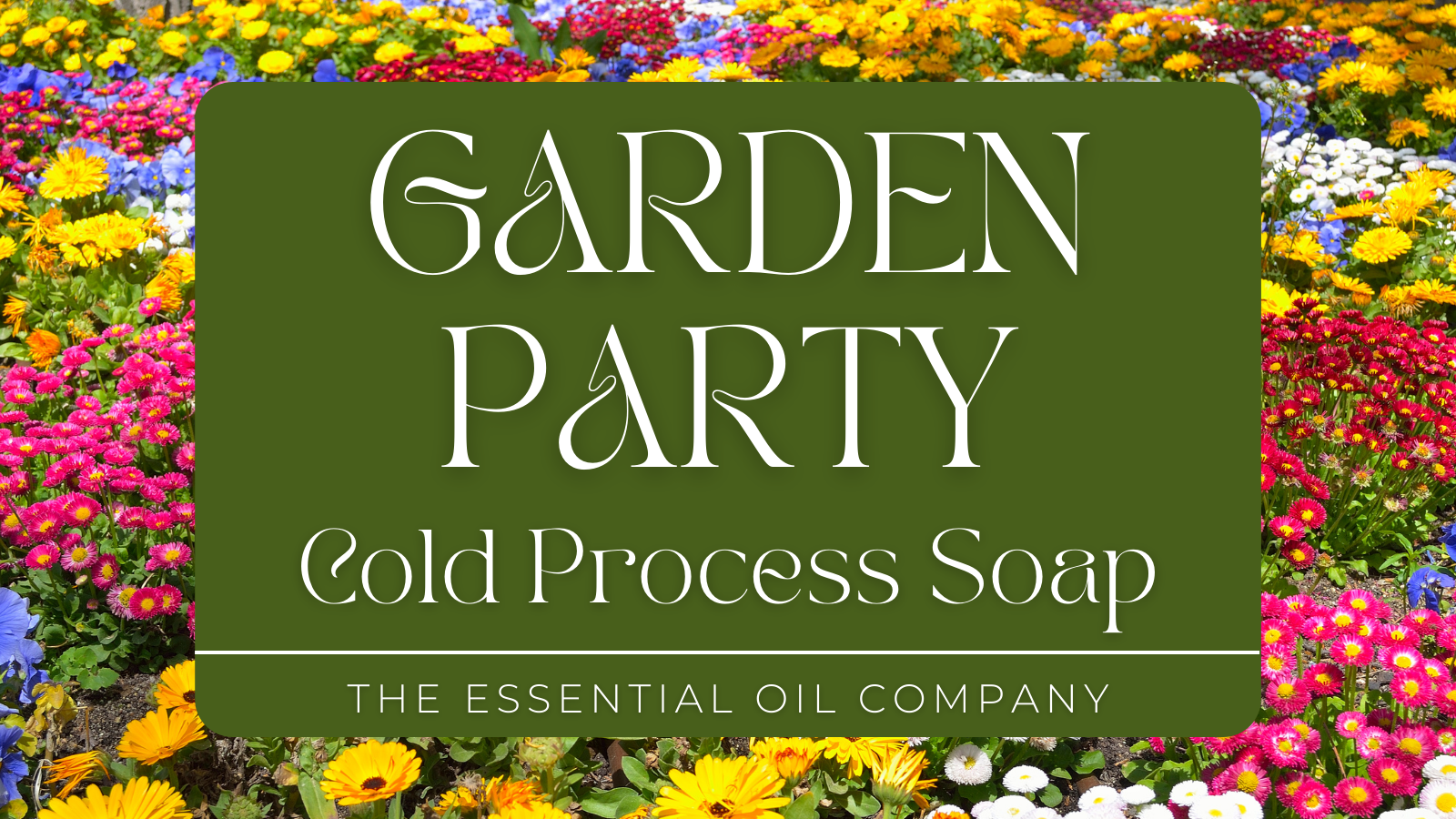Garden Party Cold Process Soap