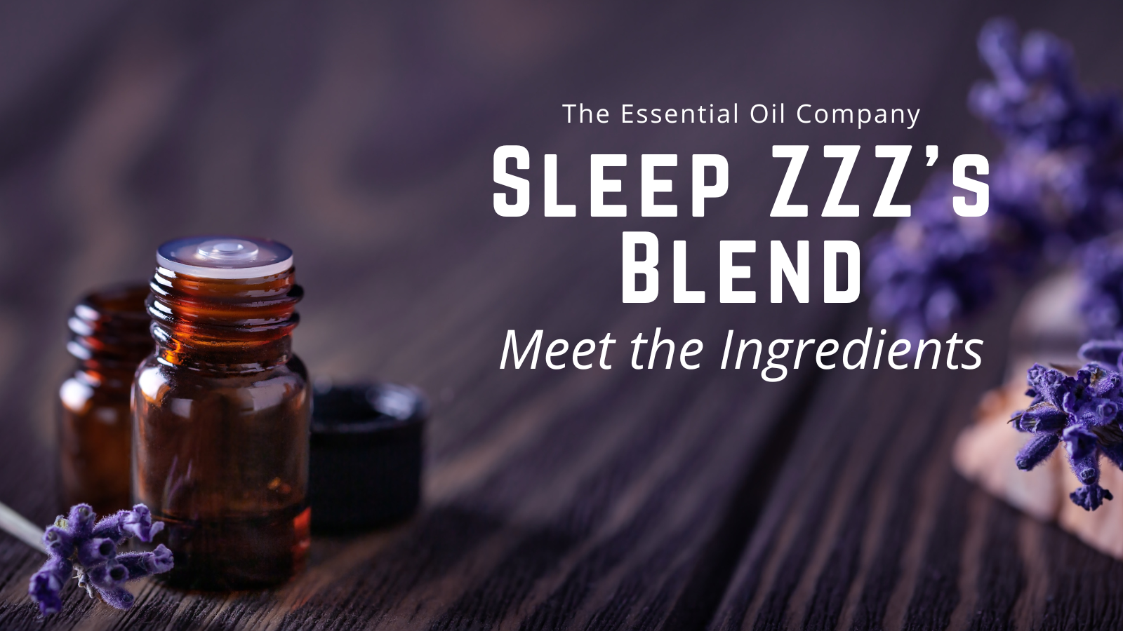 Sleep zzz's blend of essential oils ingredients