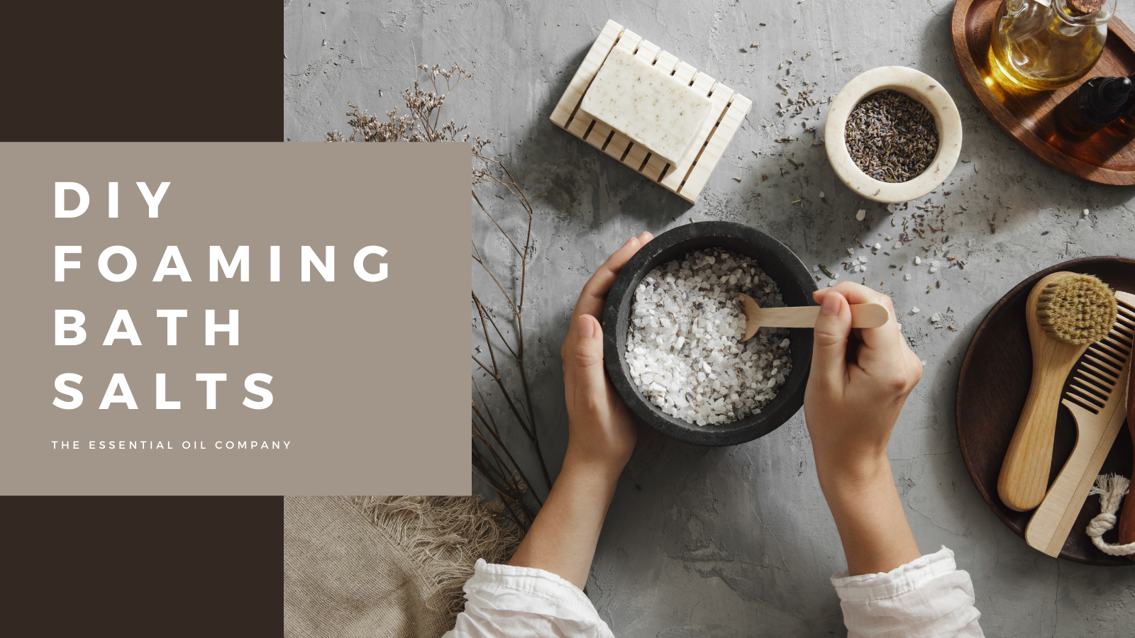 DIY Foaming Bath Salts