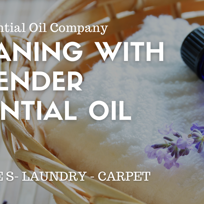 Cleaning with lavender essential oil
