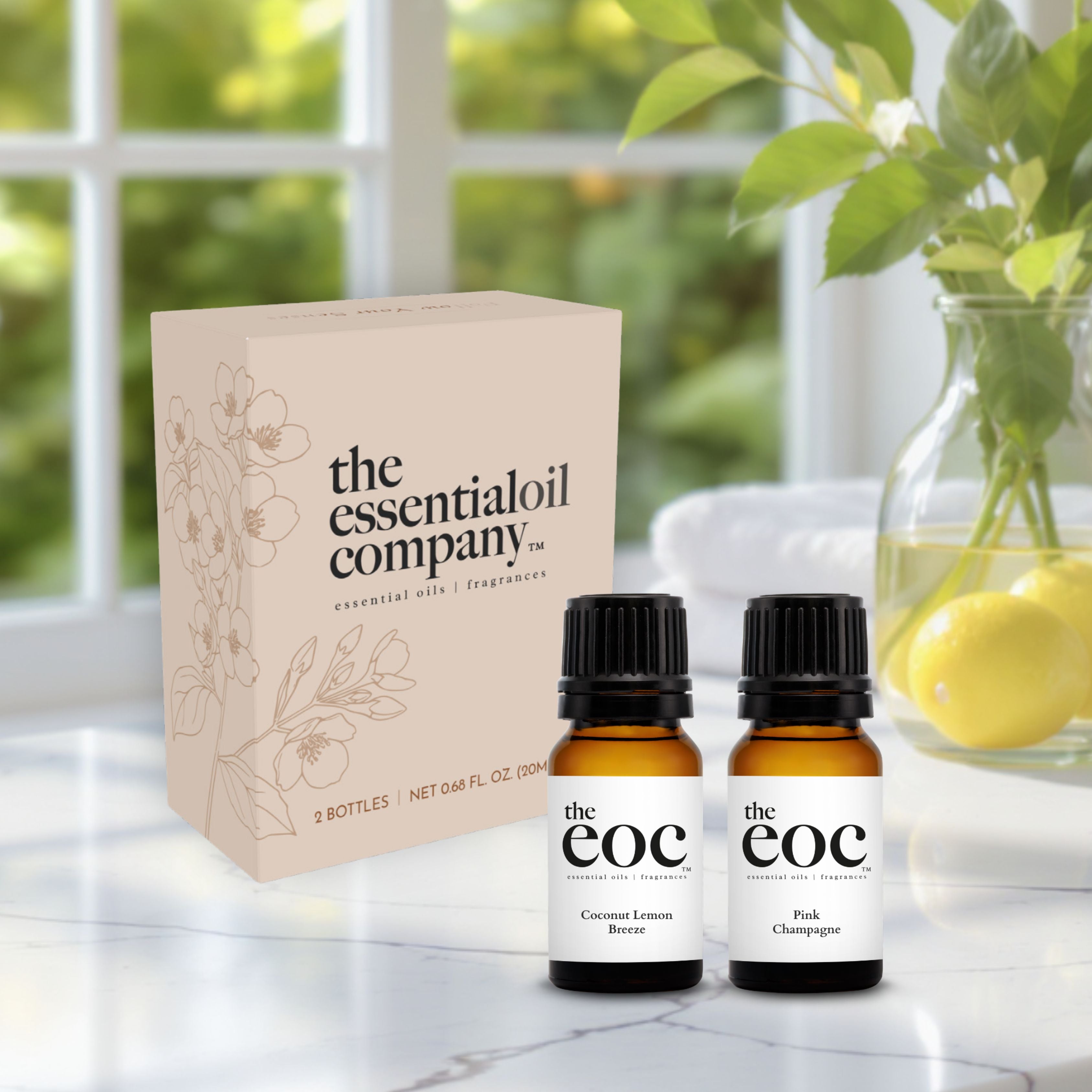 Everyday Self-Care Fragrance Oil Set – 2 Bottle