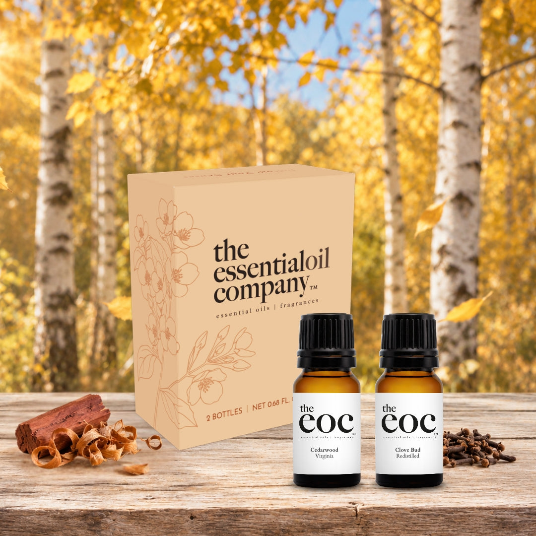 Fall Comfort & Transition Aromatherapy Essential Oil Set – 2 Bottle