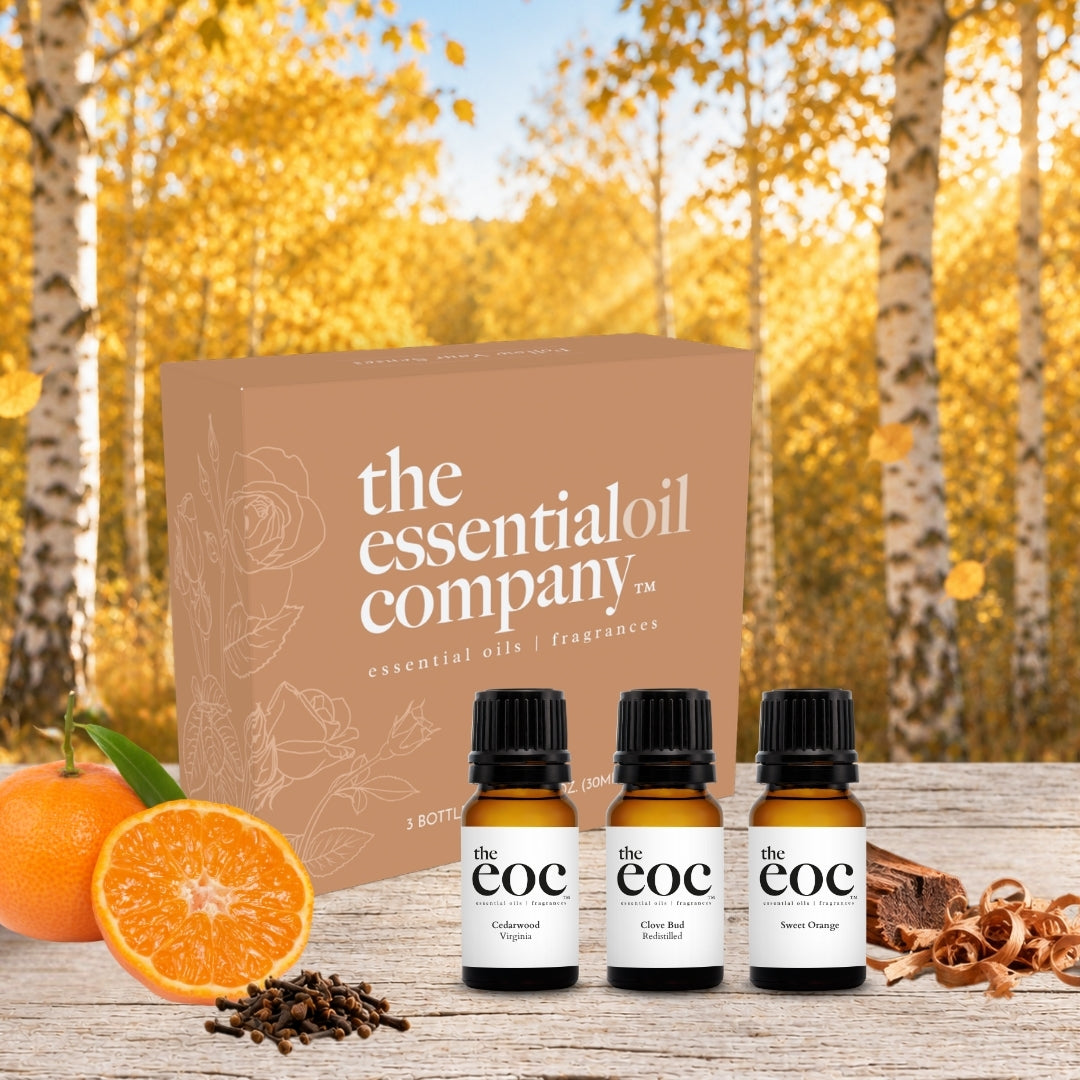 Fall Comfort & Transition Aromatherapy Essential Oil Set – 3 Bottle