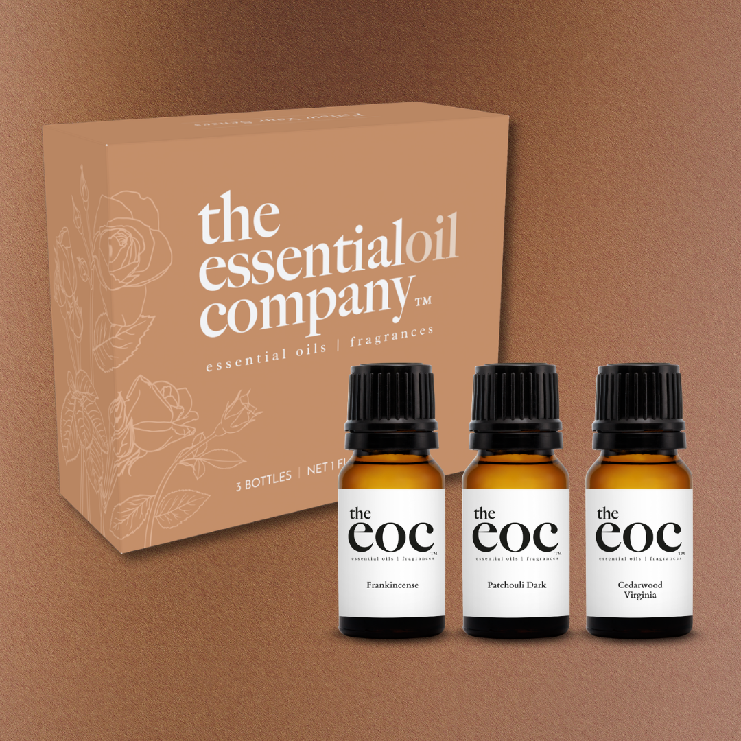 Comfort & Grounding Essential Oil Set – 3 Bottle