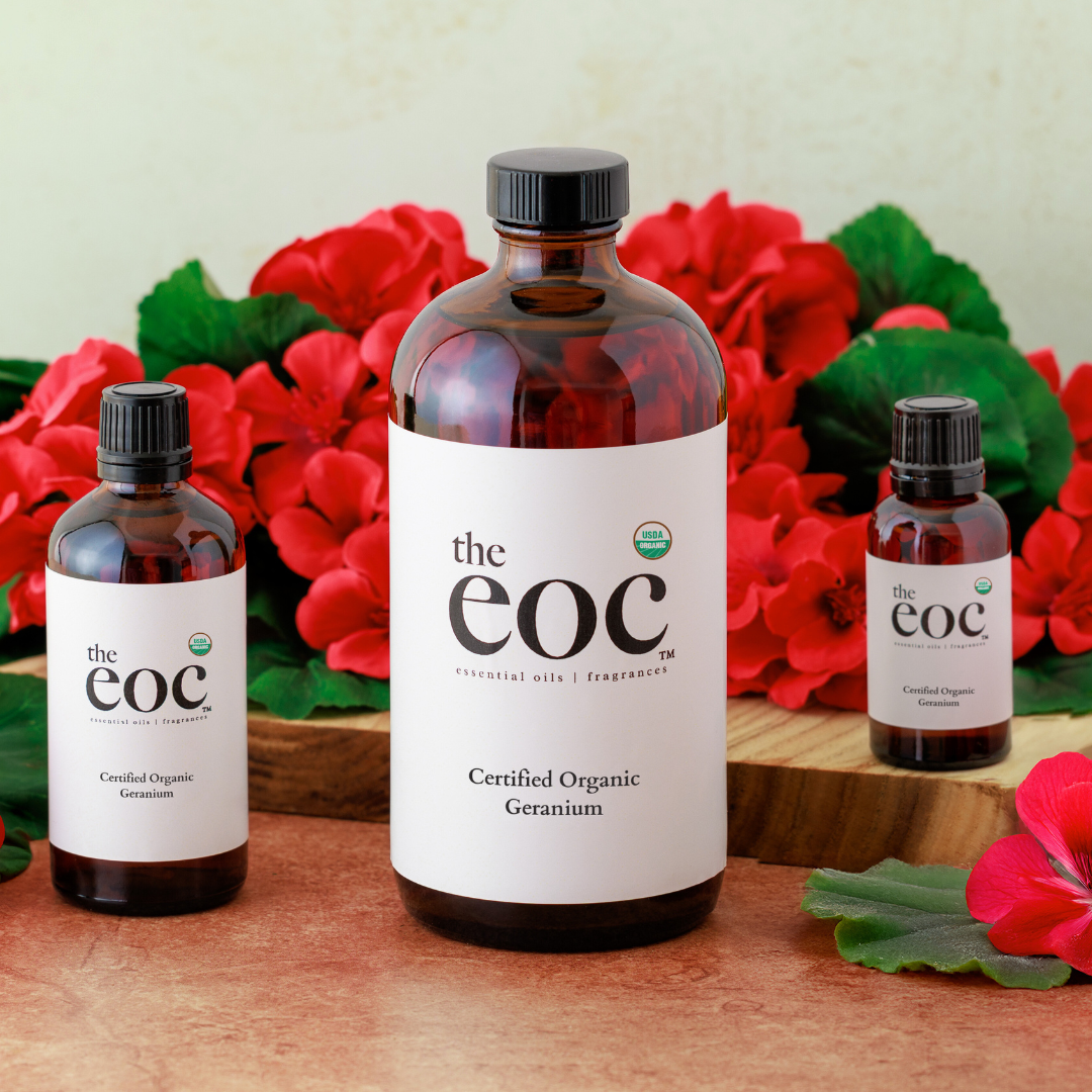 Organic Geranium Oil - EOC - Certified Organic Essential Oil - The Essential Oil Company Primary