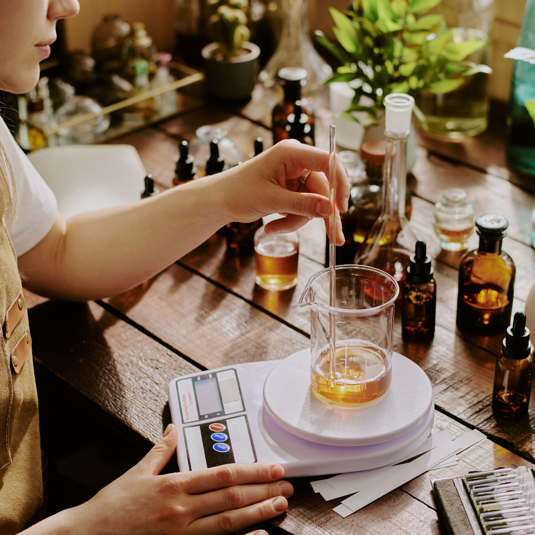 Artisan blending fragrance oils