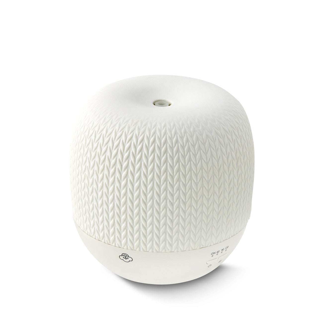 Knit White Ceramic Ultrasonic Diffuser