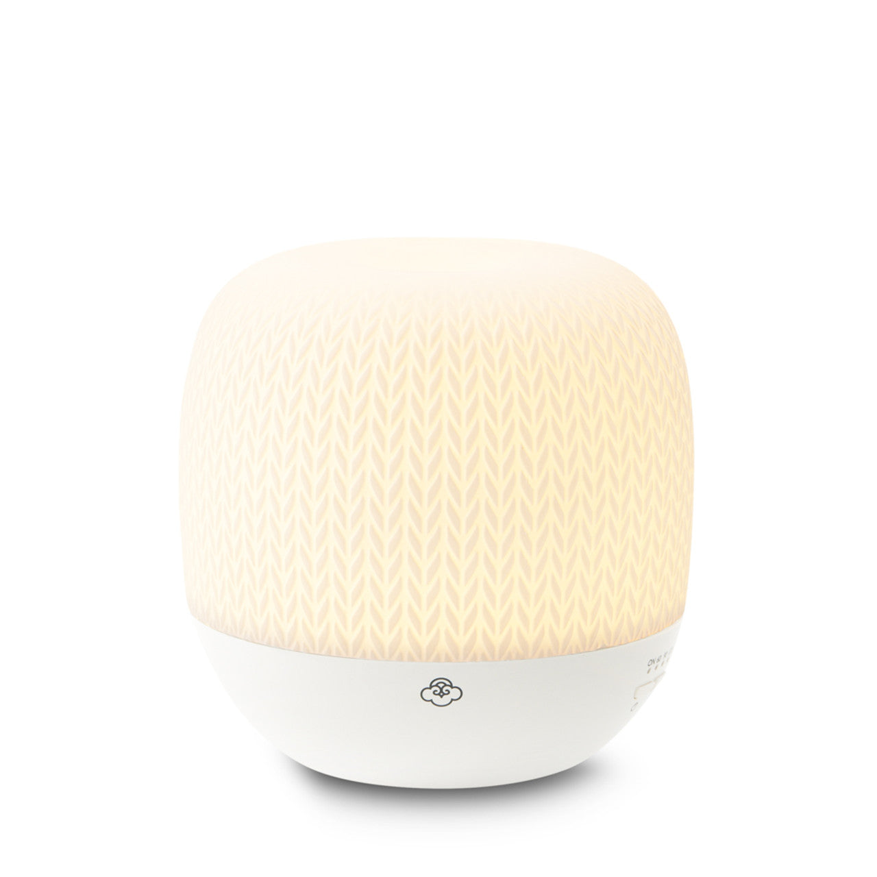 Knit White Ceramic Ultrasonic Diffuser