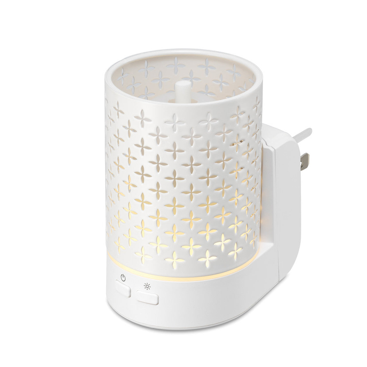 Twilight White Metal Wall-Plug Diffuser