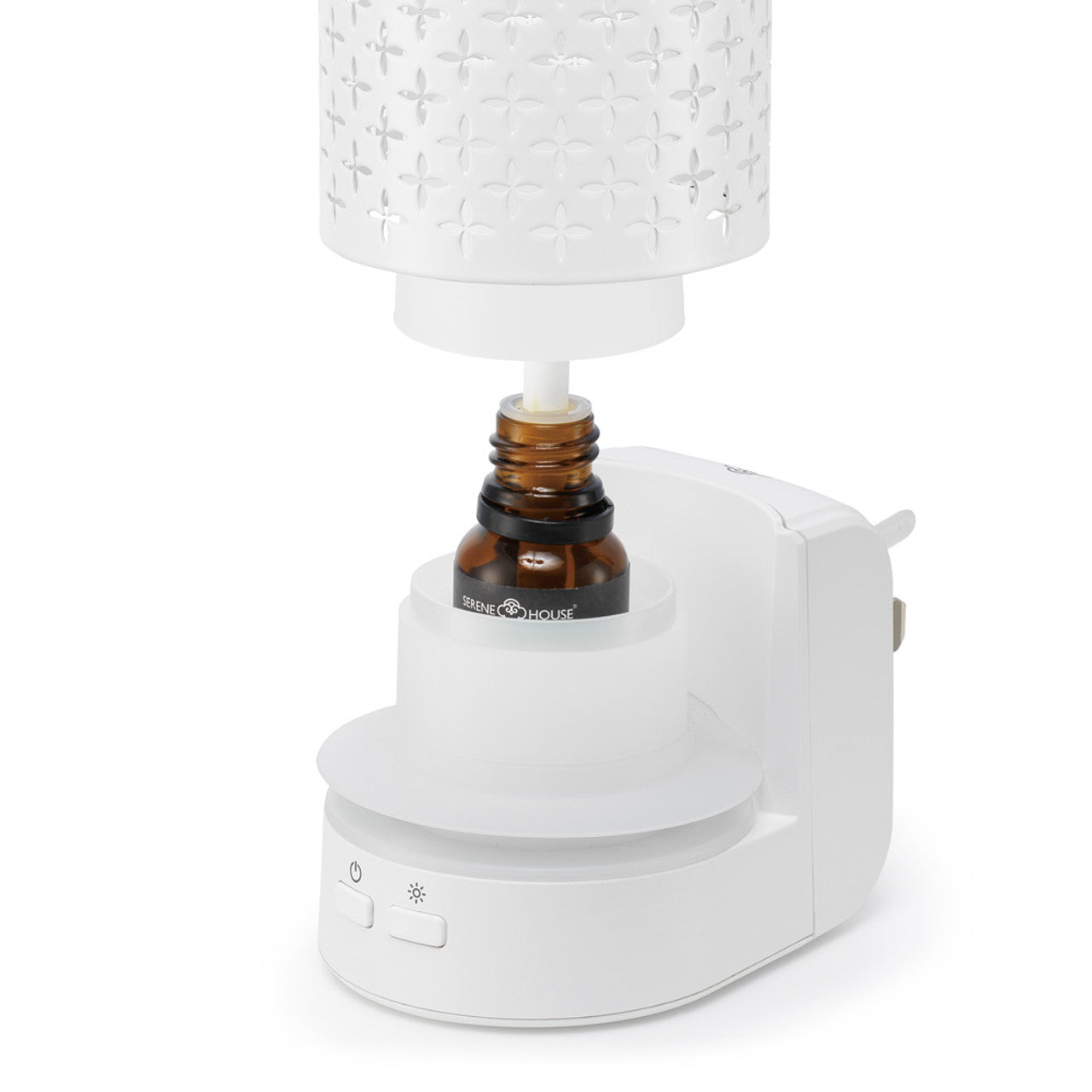 Twilight White Metal Wall-Plug Diffuser