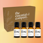 Uplift & Energize Aromatherapy Essential Oil Set – 4 Bottle