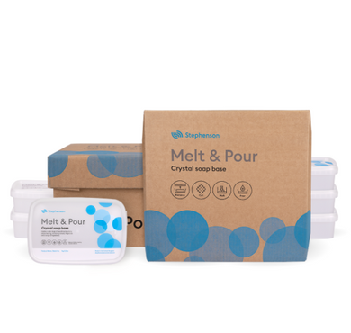 Stephenson Crystal Triple Butter Melt & Pour Soap