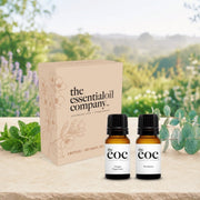 Late Summer Reset Aromatherapy Essential Oil Set – 2 Bottle