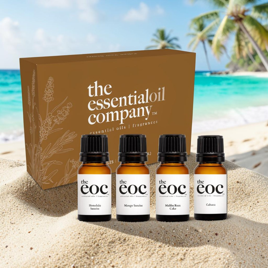 Summer Escape Fragrance Oil – 4 Bottle Set