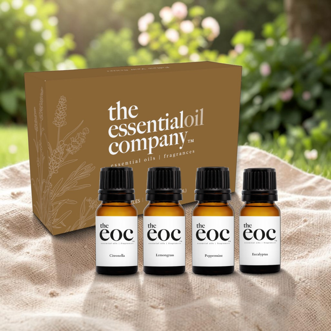 Summer Energy & Outdoor Essential Oil – 4 Bottle Set