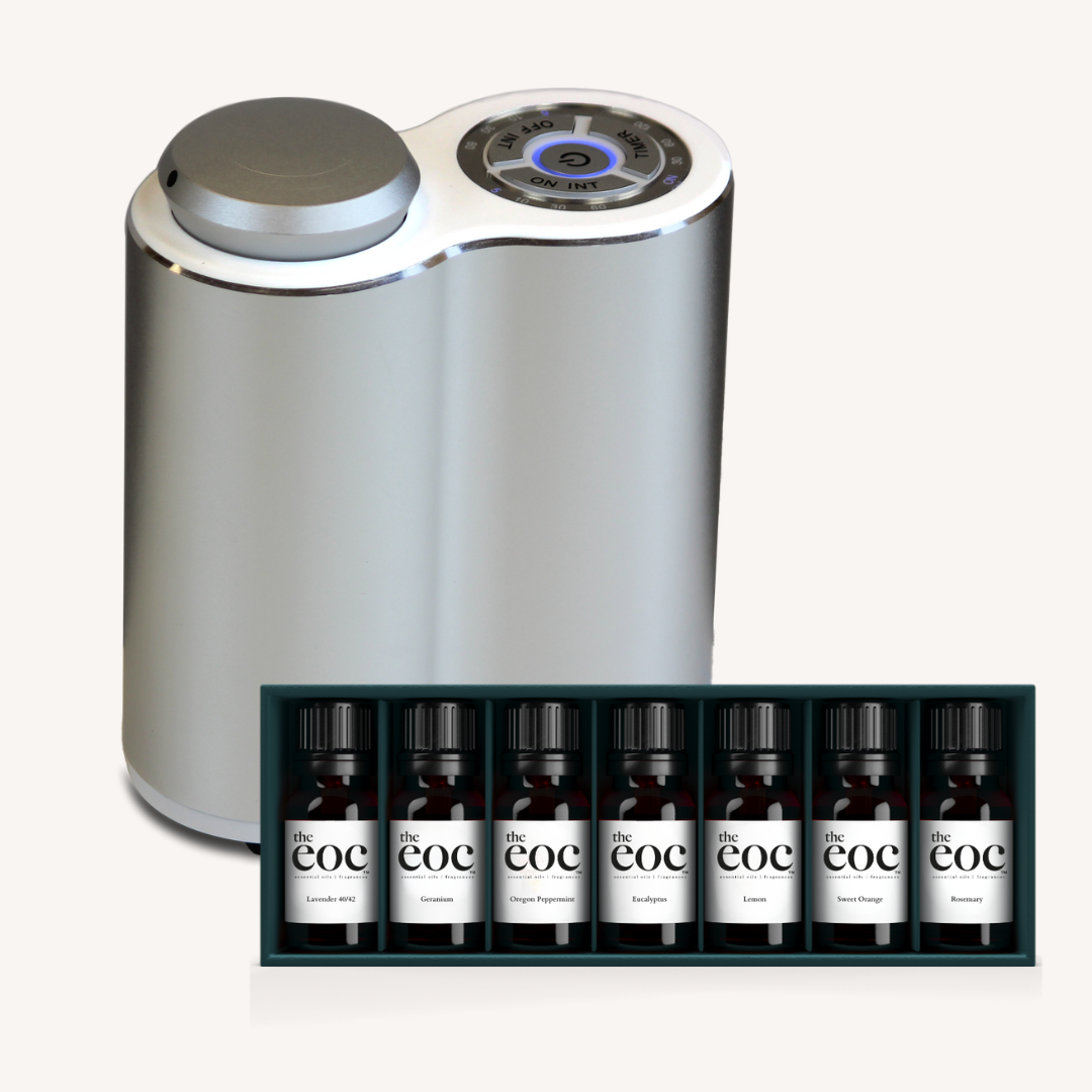 Memory Essential Oil Set (10ml) + Aroma-Infinity™ Essential Oil Atomizing Diffuser