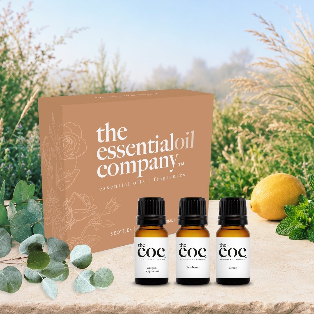 Late Summer Reset Aromatherapy Essential Oil Set – 3 Bottle