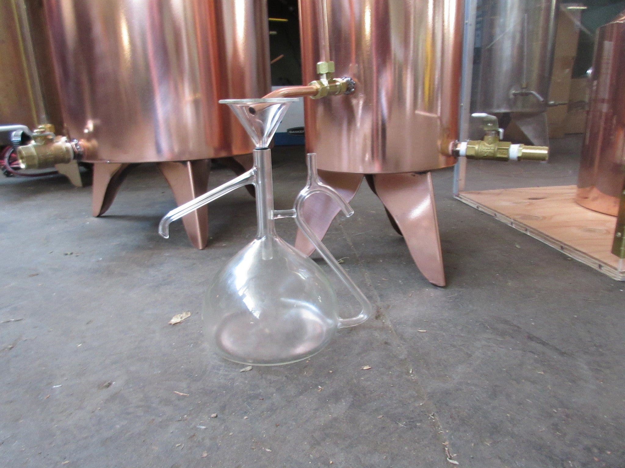 Essencier with 15 Gallon Copper Distiller