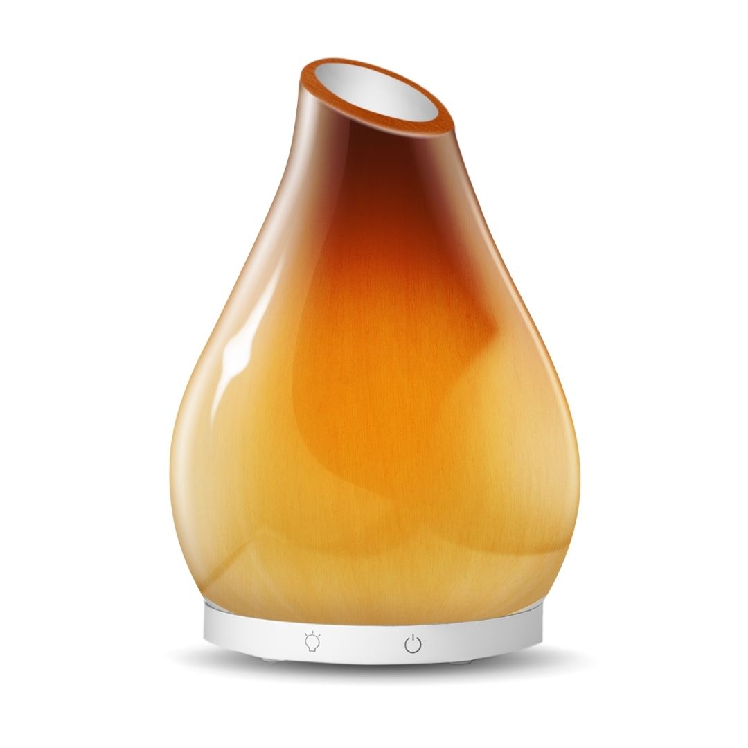 Hand Blown Glass Cylinder Essential Oils Diffuser, 120ml, with 5ml Bot –  Prairie Essentials